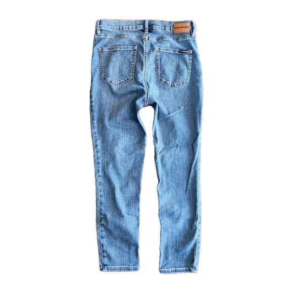 Calvin Klein‎ Jeans Womens 10 High Rise Skinny Sustainable Preppy Classic Casual - Picture 3 of 13